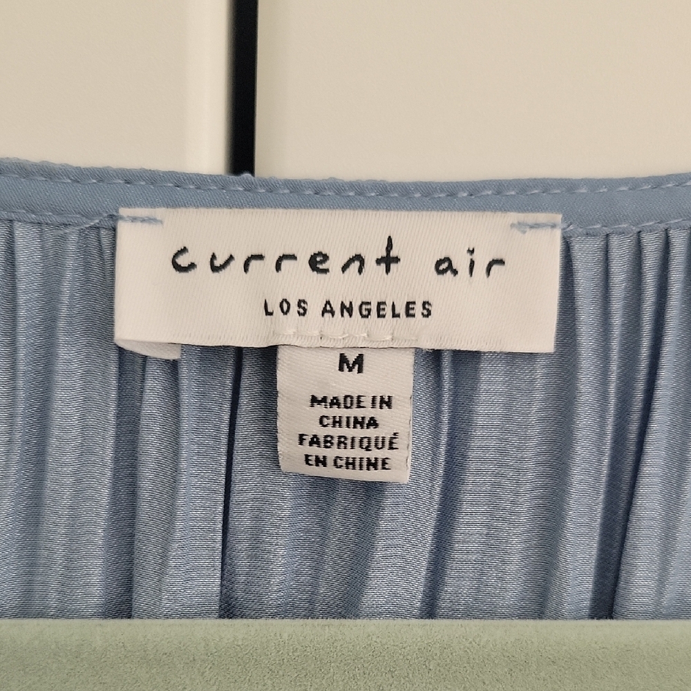 Current Air Light Blue Pleated Maxi Dress - Picture 2 of 4